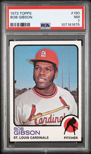 1973 Topps Bob Gibson #190 PSA 7